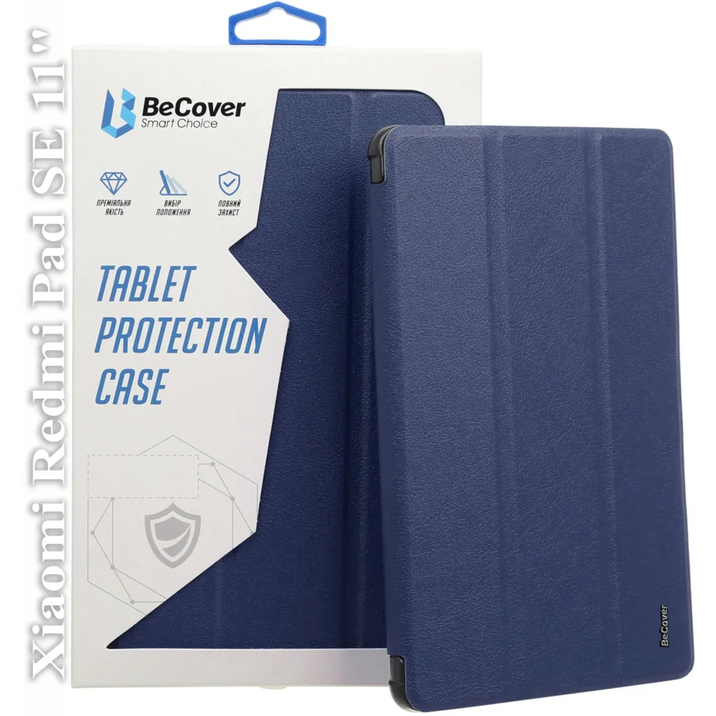 Чохол-книжка BeCover Smart Case для Xiaomi Redmi Pad SE 11 Deep Blue (709858)