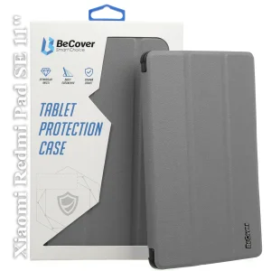 Колір: Сірий - Чохол-книжка BeCover Smart Case для Xiaomi Redmi Pad SE 11 Gray (709860)