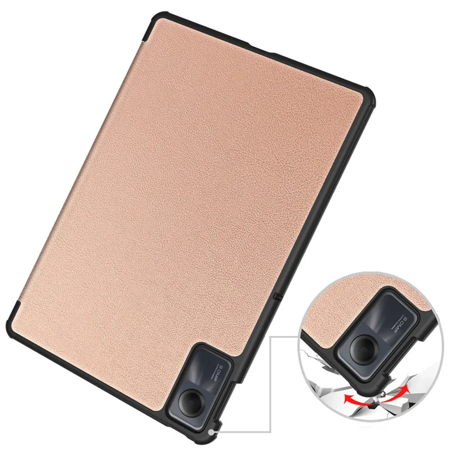 Чехол-книжка BeCover Smart Case для Xiaomi Redmi Pad SE 11 Rose Gold (709864)