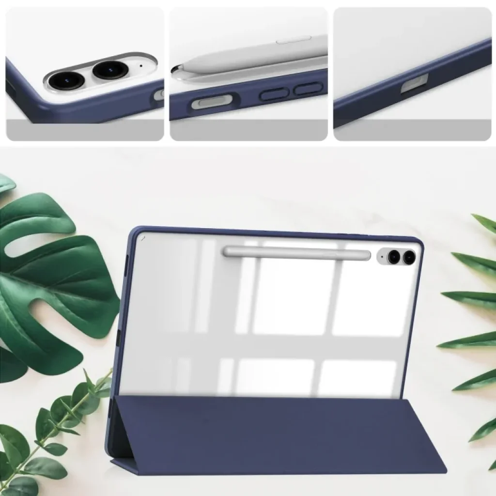 Чохол-книжка Soft Edge BeCover з кріпленням для стілусу для Samsung Galaxy Tab S9 Plus (SM-X810/SM-X816)/S9 FE Plus (SM-X610/SM-X616) 12.4