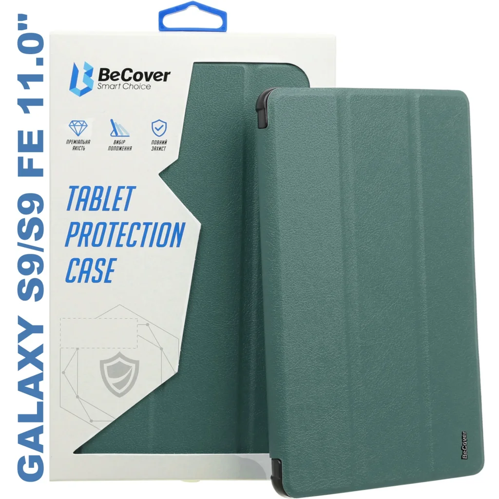 Чохол-книжка Soft Edge BeCover з кріпленням для стілусу для Samsung Galaxy Tab S9 (SM-X710/SM-X716)/S9 FE (SM-X510/SM-X516B) 11.0