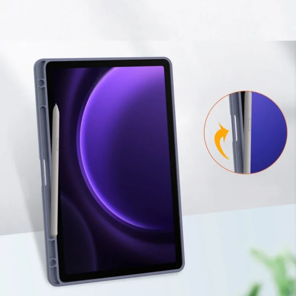 Чохол-книжка Soft Edge BeCover з кріпленням для стілусу для Samsung Galaxy Tab S9 (SM-X710/SM-X716)/S9 FE (SM-X510/SM-X516B) 11.0