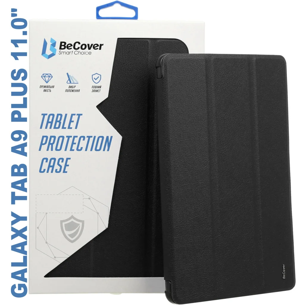 Чохол-книжка Soft Edge BeCover з кріпленням для стілусу для Samsung Galaxy Tab A9 Plus SM-X210/SM-X215/SM-X216 11.0