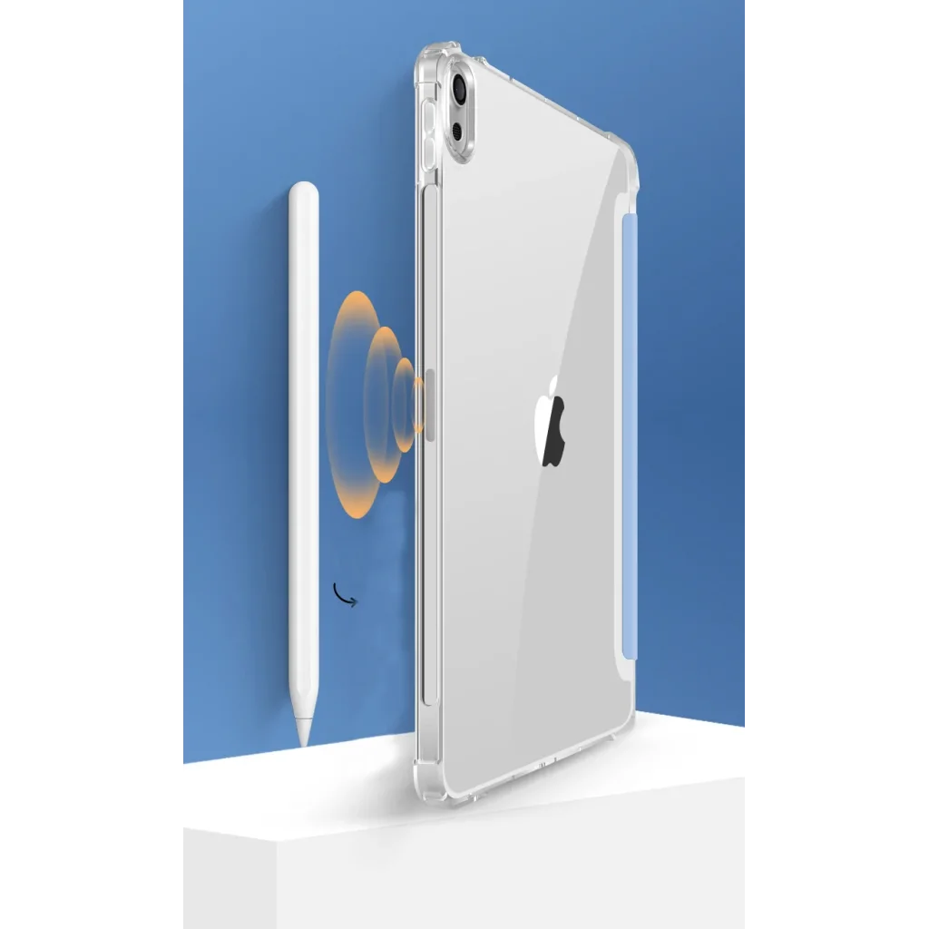 Чехол-книжка Soft Edge BeCover с креплением Apple Pencil для Apple iPad mini 6 2021 Light Blue (706807)