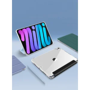 Чехол-книжка Soft Edge BeCover с креплением Apple Pencil для Apple iPad mini 6 2021 Gray (706806)