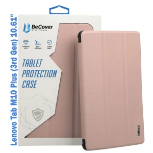 Чохол-книжка Soft Edge BeCover з кріпленням для стілусу для Lenovo Tab M10 Plus TB-125F (3rd Gen) 10.61" Rose Gold (708369)
