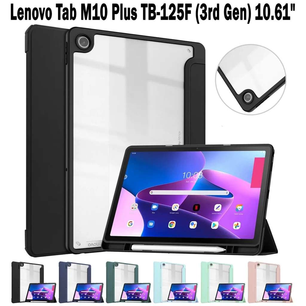Чохол-книжка Soft Edge BeCover з кріпленням для стілусу для Lenovo Tab M10 Plus TB-125F (3rd Gen) 10.61