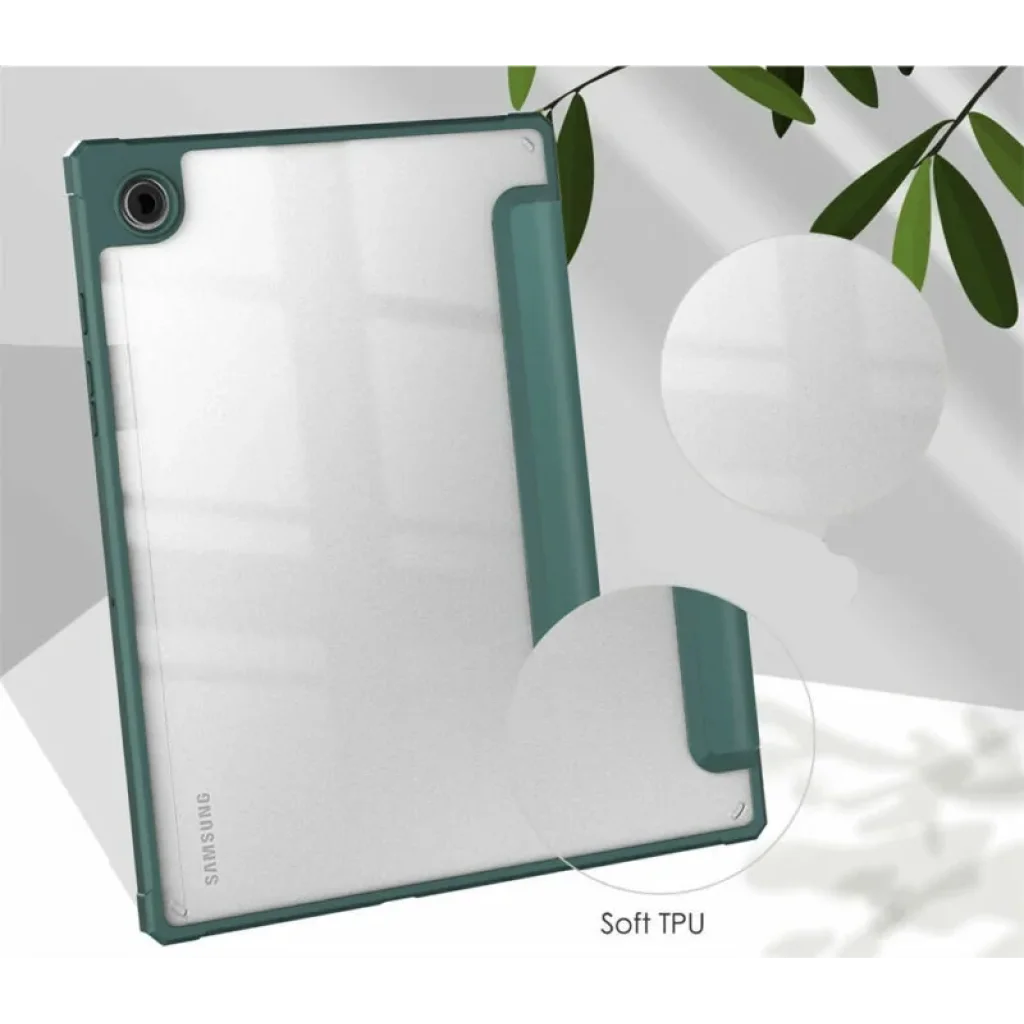 Чехол-книжка Soft Edge BeCover с креплением для стілусу для Samsung Galaxy Tab A8 10.5 (2021) SM-X200 / SM-X205 Dark Green (708358)