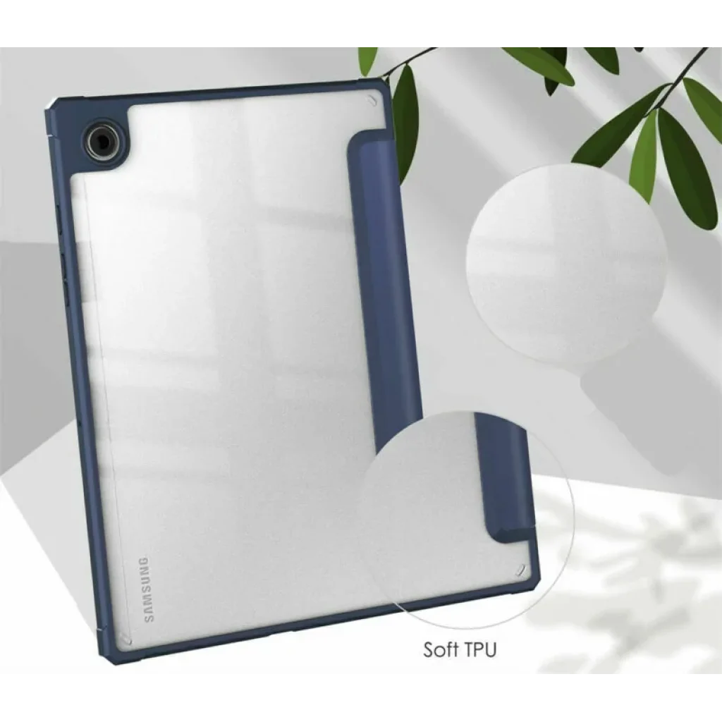 Чохол-книжка Soft Edge BeCover з кріпленням для стілусу для Samsung Galaxy Tab A8 10.5 (2021) SM-X200 / SM-X205 Deep Blue (708357)