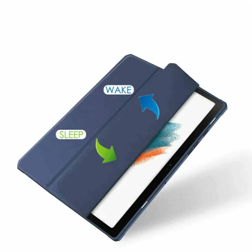 Чохол-книжка Soft Edge BeCover з кріпленням для стілусу для Samsung Galaxy Tab A8 10.5 (2021) SM-X200 / SM-X205 Deep Blue (708357)