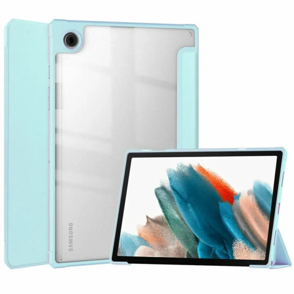 Чехол-книжка Soft Edge BeCover с креплением для стілусу для Samsung Galaxy Tab A8 10.5 (2021) SM-X200 / SM-X205 Light Blue (708331)