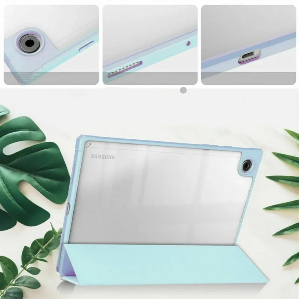 Чехол-книжка Soft Edge BeCover с креплением для стілусу для Samsung Galaxy Tab A8 10.5 (2021) SM-X200 / SM-X205 Light Blue (708331)