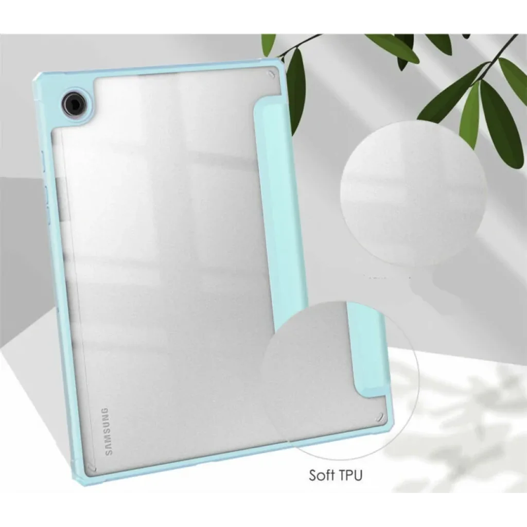 Чехол-книжка Soft Edge BeCover с креплением для стілусу для Samsung Galaxy Tab A8 10.5 (2021) SM-X200 / SM-X205 Light Blue (708331)