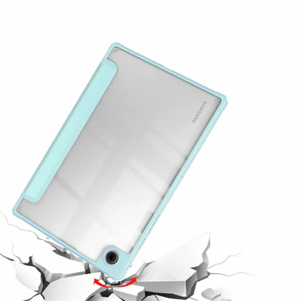Чехол-книжка Soft Edge BeCover с креплением для стілусу для Samsung Galaxy Tab A8 10.5 (2021) SM-X200 / SM-X205 Light Blue (708331)