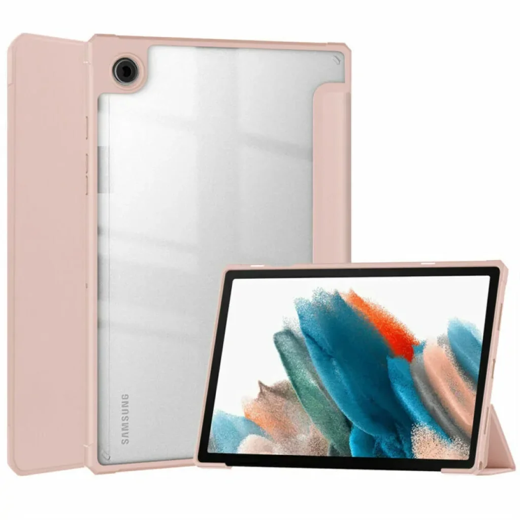 Чехол-книжка Soft Edge BeCover с креплением для стілусу для Samsung Galaxy Tab A8 10.5 (2021) SM-X200 / SM-X205 Rose Gold (708359)