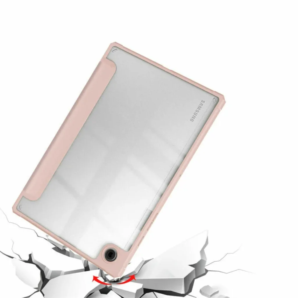 Чехол-книжка Soft Edge BeCover с креплением для стілусу для Samsung Galaxy Tab A8 10.5 (2021) SM-X200 / SM-X205 Rose Gold (708359)