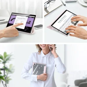 Чехол-книжка Soft Edge BeCover с креплением для стілусу для Samsung Galaxy Tab A8 10.5 (2021) SM-X200 / SM-X205 Rose Gold (708359)