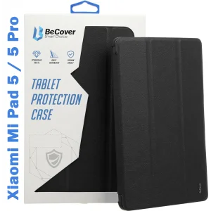 Цвет: Черный - Чехол-книжка Soft Edge BeCover с креплением для стілусу для Xiaomi Mi Pad 5 / 5 Pro Black (708361)