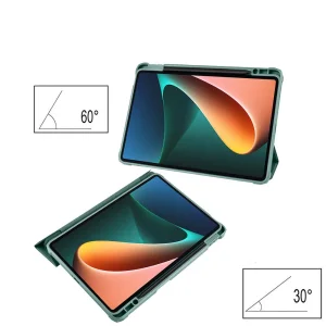 Чохол-книжка Soft Edge BeCover з кріпленням для стілусу для Xiaomi Mi Pad 5 / 5 Pro Dark Green (708363)