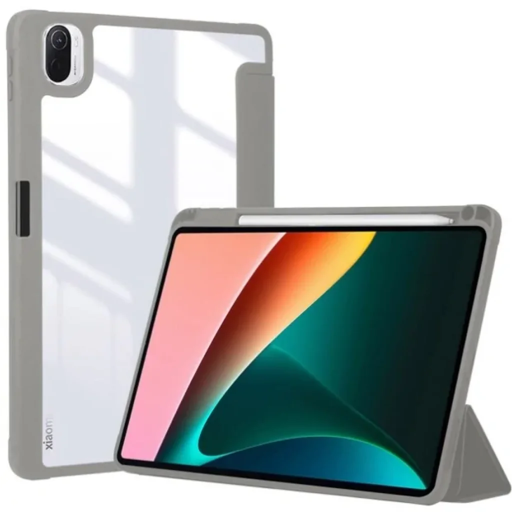 Чохол-книжка Soft Edge BeCover з кріпленням для стілусу для Xiaomi Mi Pad 5 / 5 Pro Gray (709234)