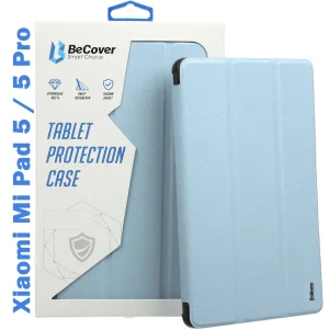Цвет: Голубой - Чехол-книжка Soft Edge BeCover с креплением для стілусу для Xiaomi Mi Pad 5 / 5 Pro Light Blue (708365)