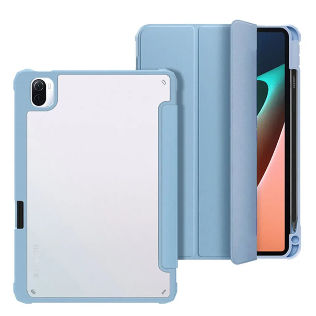 Чохол-книжка Soft Edge BeCover з кріпленням для стілусу для Xiaomi Mi Pad 5 / 5 Pro Light Blue (708365)