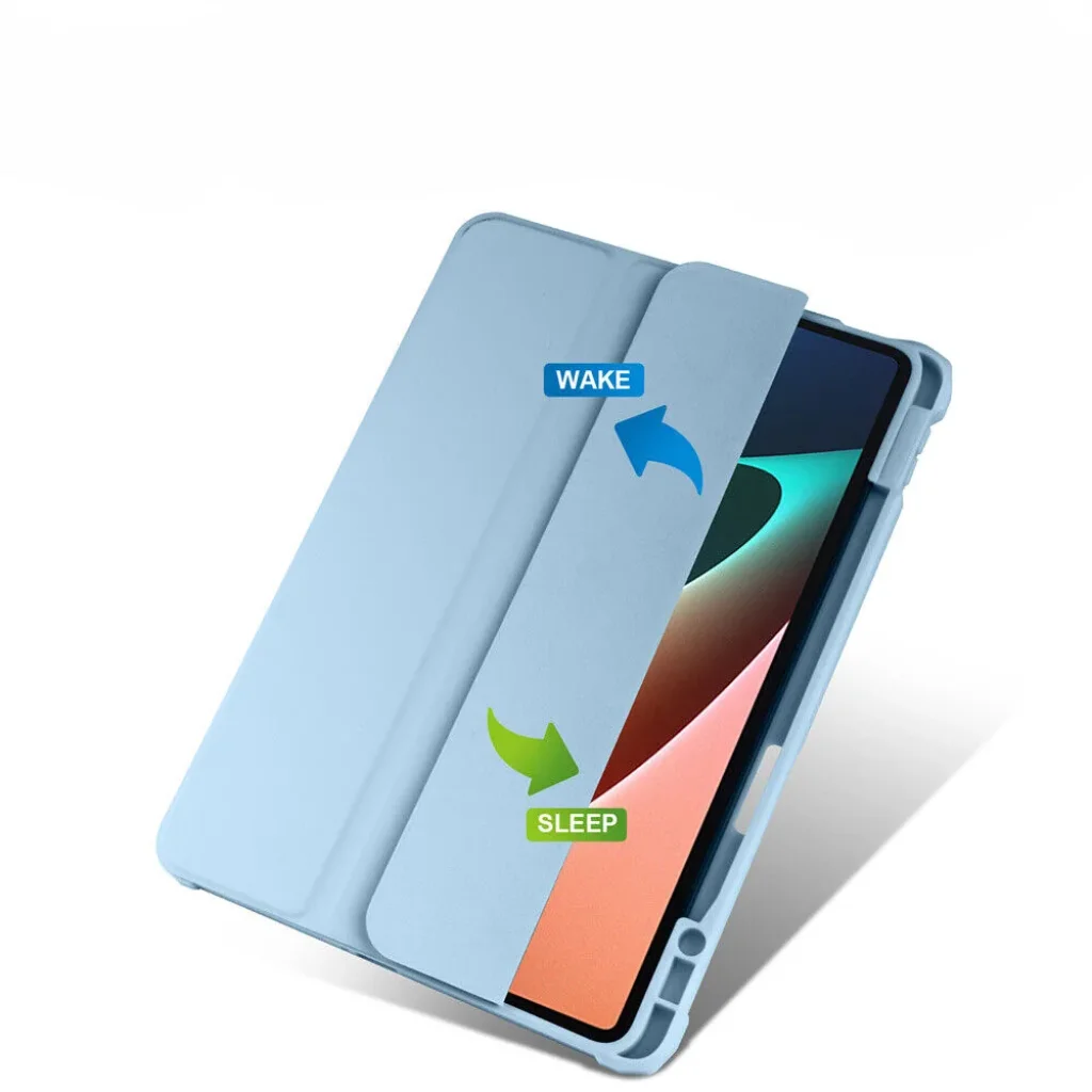 Чохол-книжка Soft Edge BeCover з кріпленням для стілусу для Xiaomi Mi Pad 5 / 5 Pro Light Blue (708365)