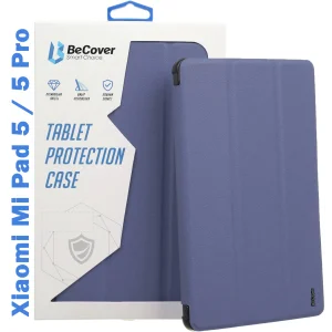 Цвет: Фиолетовый - Чехол-книжка Soft Edge BeCover с креплением для стилуса для Xiaomi Mi Pad 5 / 5 Pro Purple (709235)