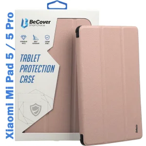 Чохол-книжка Soft Edge BeCover з кріпленням для стілусу для Xiaomi Mi Pad 5 / 5 Pro Rose Gold (708364)