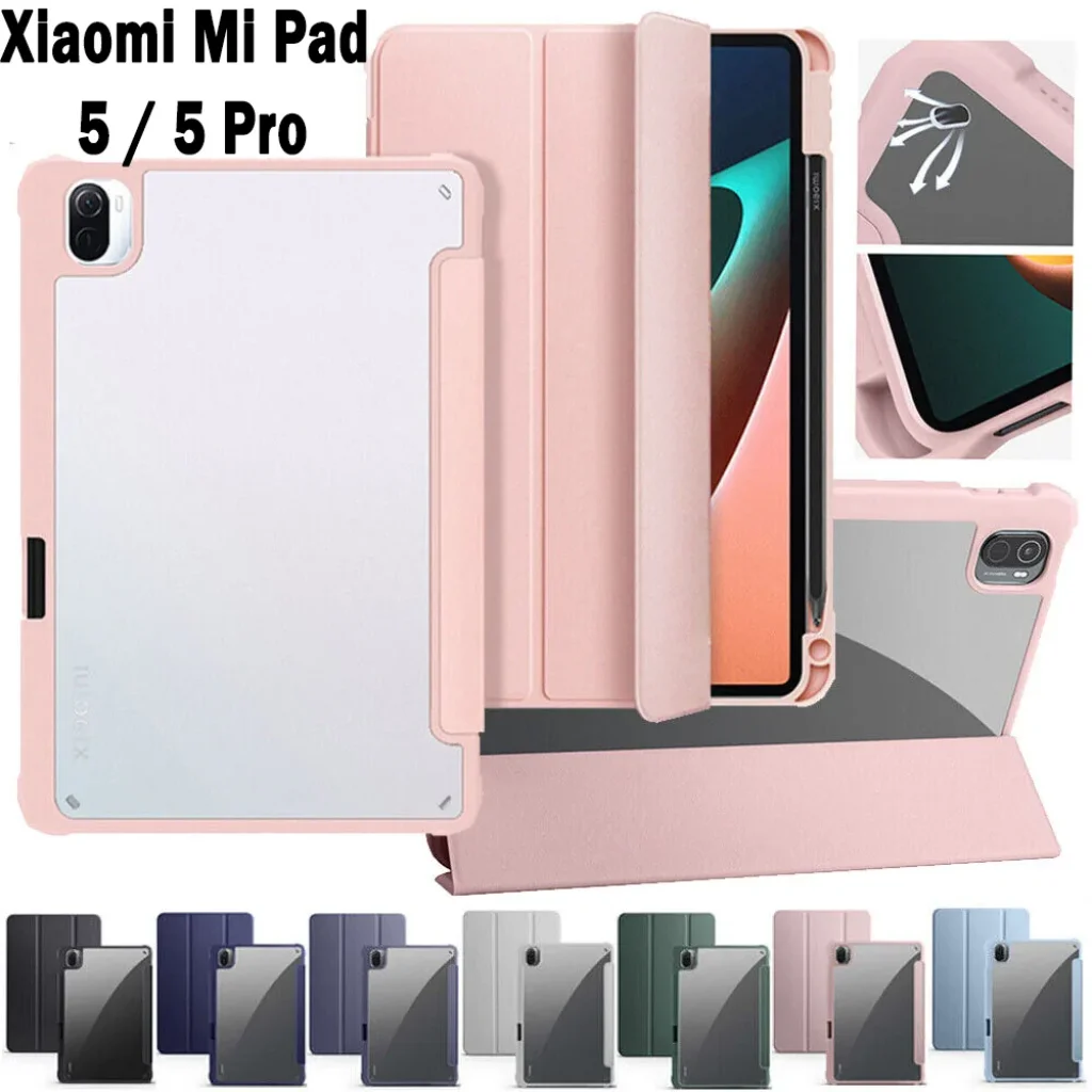 Чехол-книжка Soft Edge BeCover с креплением для стілусу для Xiaomi Mi Pad 5 / 5 Pro Rose Gold (708364)