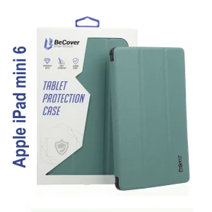 Чехол-книжка Soft TPU BeCover с креплением Apple Pencil для Apple iPad mini 6 2021 Green (706756)