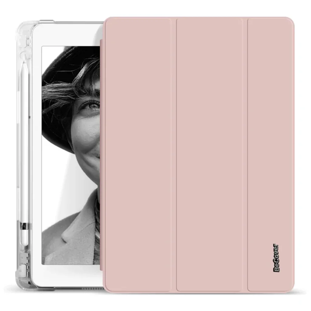 Чехол-книжка Soft TPU BeCover с креплением Apple Pencil для Apple iPad mini 6 2021 Pink (706758)
