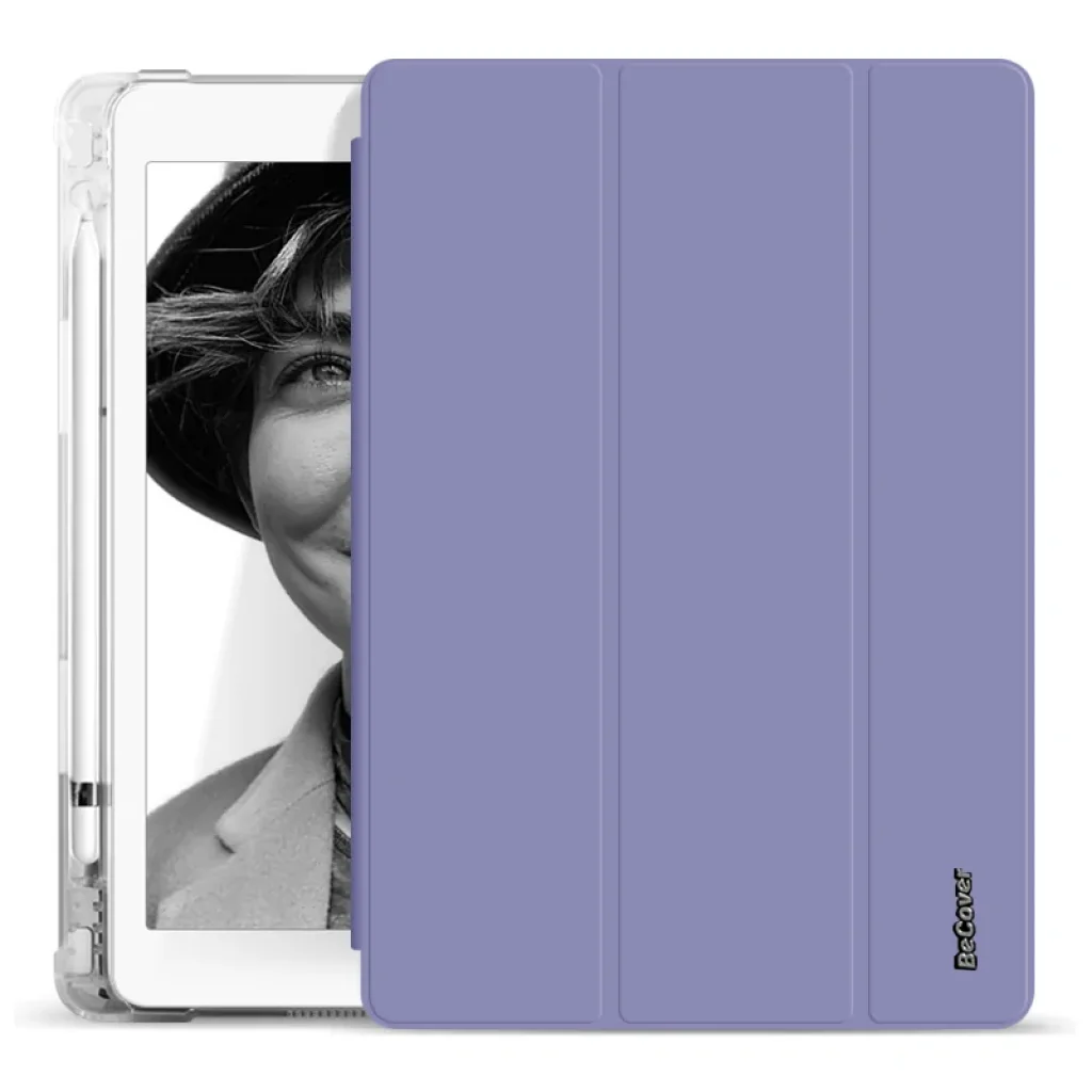 Чохол-книжка Soft TPU BeCover з кріпленням Apple Pencil для Apple iPad mini 6 2021 Purple (706759)