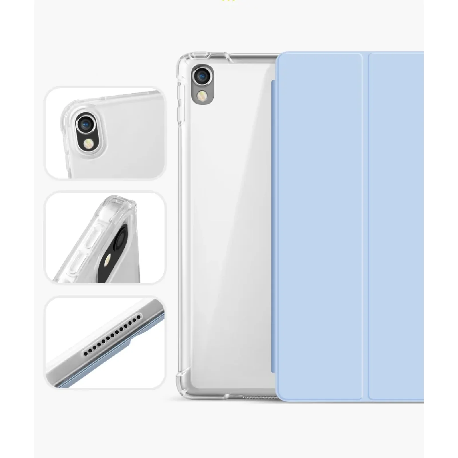 Чохол-книжка Soft TPU BeCover з кріпленням Apple Pencil для Apple iPad mini 6 2021 Gray (706755)