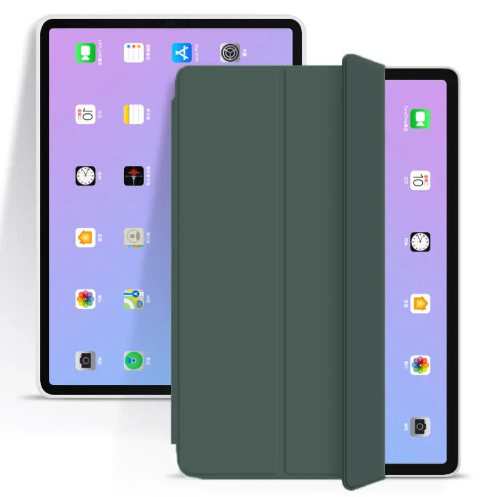 Чехол-книжка Tri Fold Soft TPU BeCover для Apple iPad mini 6 2021 Dark Green (706721)