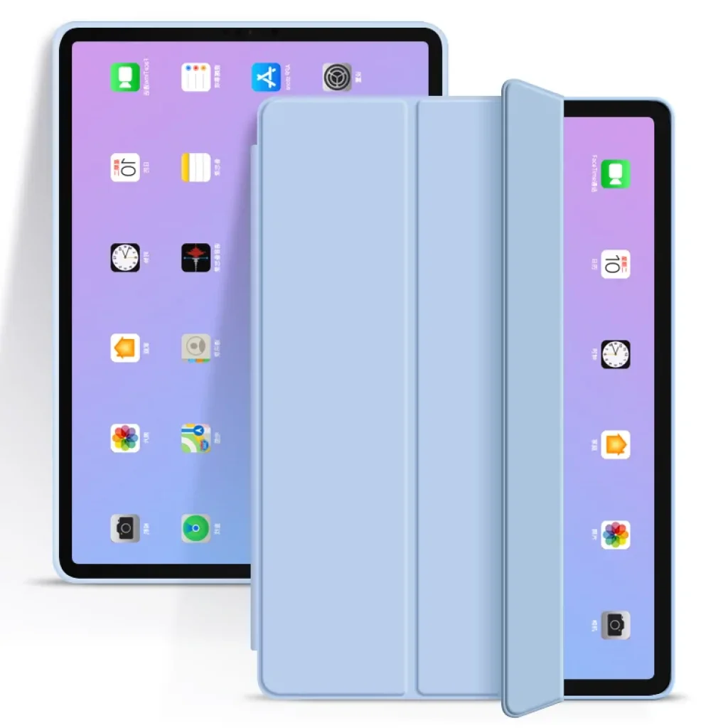 Чехол-книжка Tri Fold Soft TPU BeCover для Apple iPad mini 6 2021 Light Blue (706723)