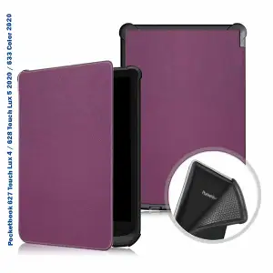 Колір: Фіолетовий - Чохол-книжка BeCover Smart Case для Pocketbook 6" 606/616/617/627/628/632 Touch HD 3/632 Plus/632 Aqua/633 Purple (707154)