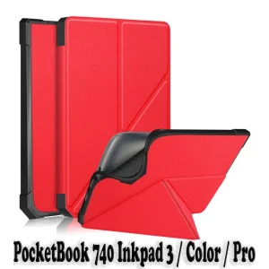 Обкладинка Ultra Slim Origami BeCover для PocketBook 740 Inkpad 3 / Color / Pro Red (707457)
