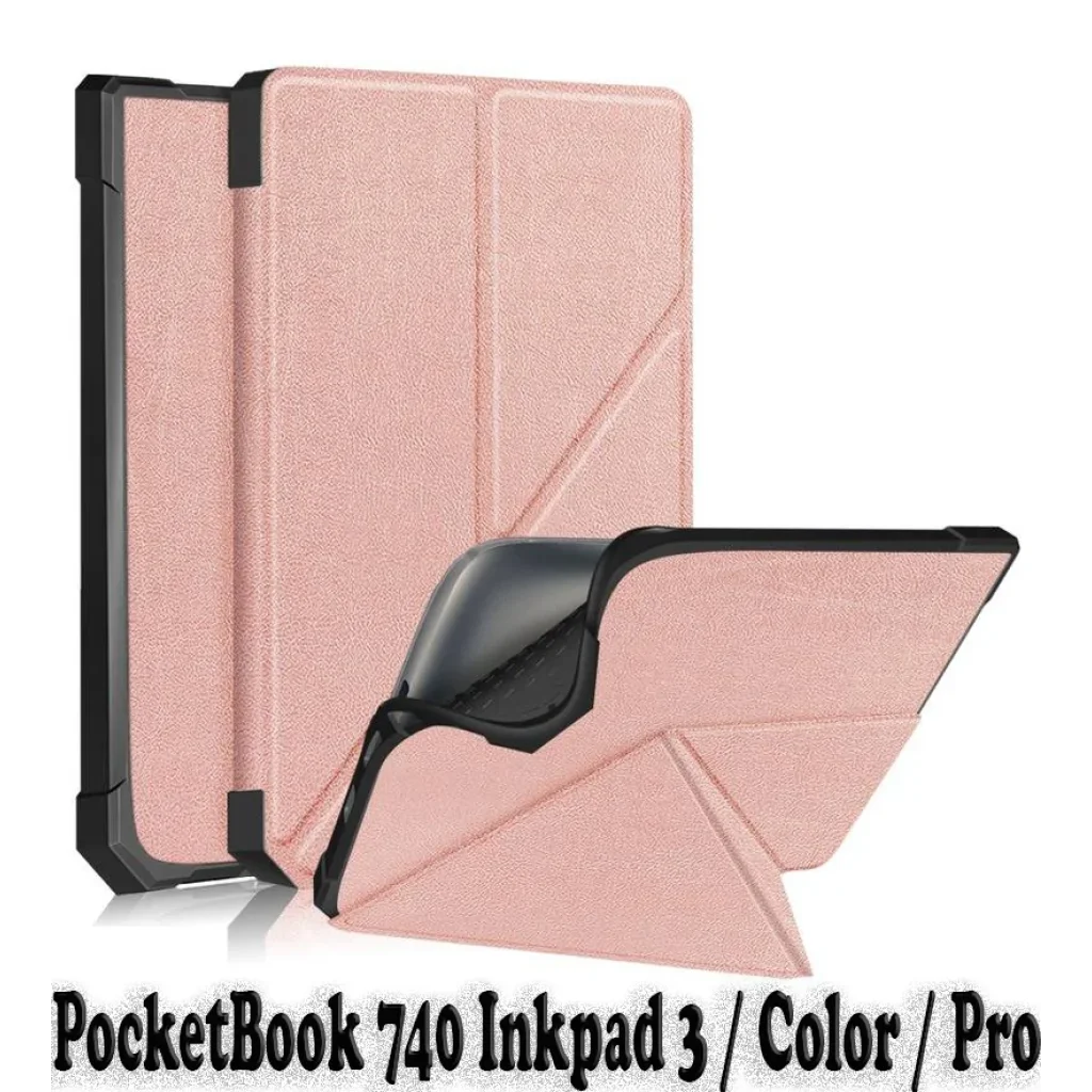 Обкладинка Ultra Slim Origami BeCover для PocketBook 740 Inkpad 3 / Color / Pro Rose Gold (707456)