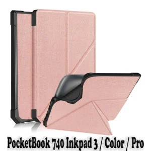 Обкладинка Ultra Slim Origami BeCover для PocketBook 740 Inkpad 3 / Color / Pro Rose Gold (707456)