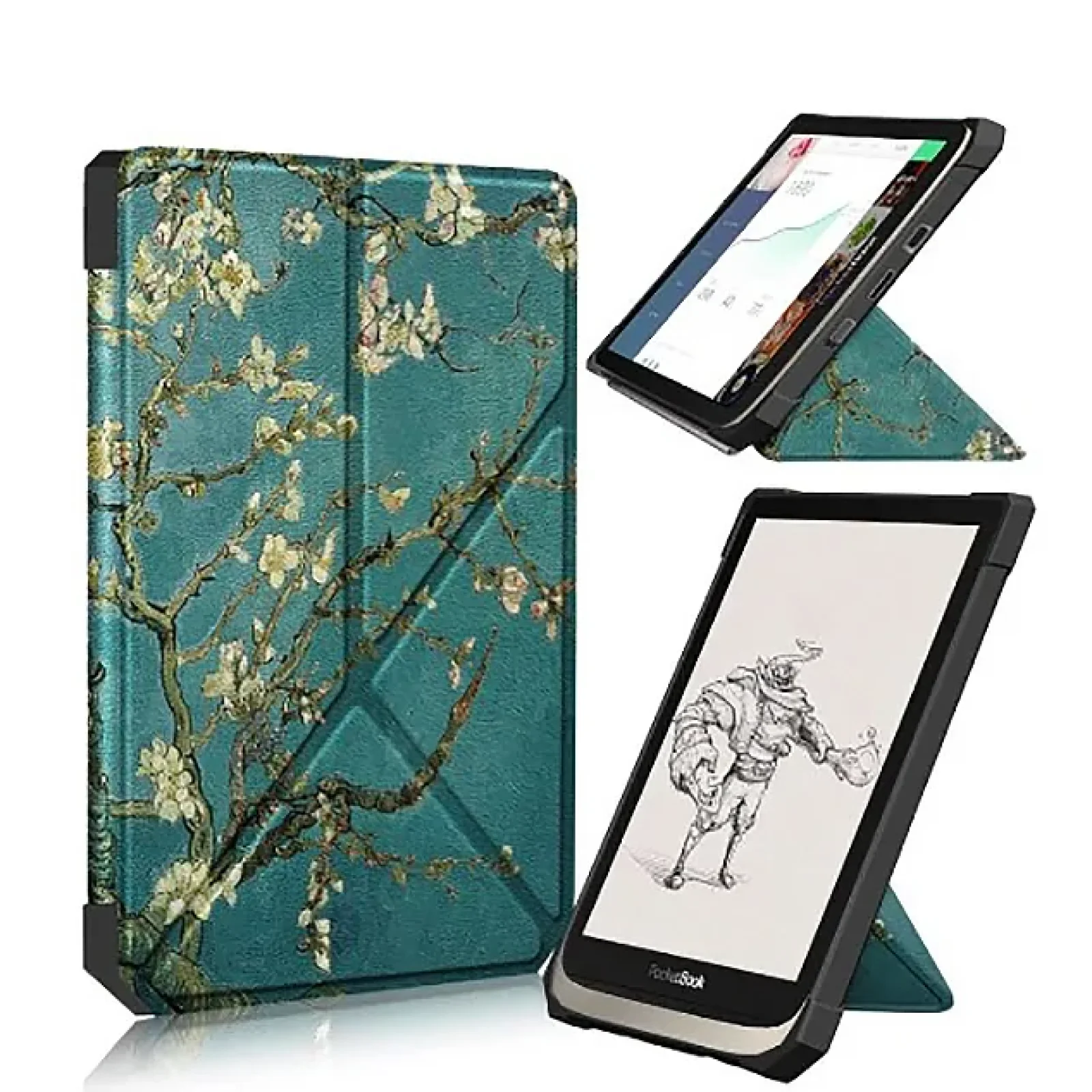 Обкладинка Ultra Slim Origami BeCover для PocketBook 740 Inkpad 3 / Color / Pro Spring (707960)