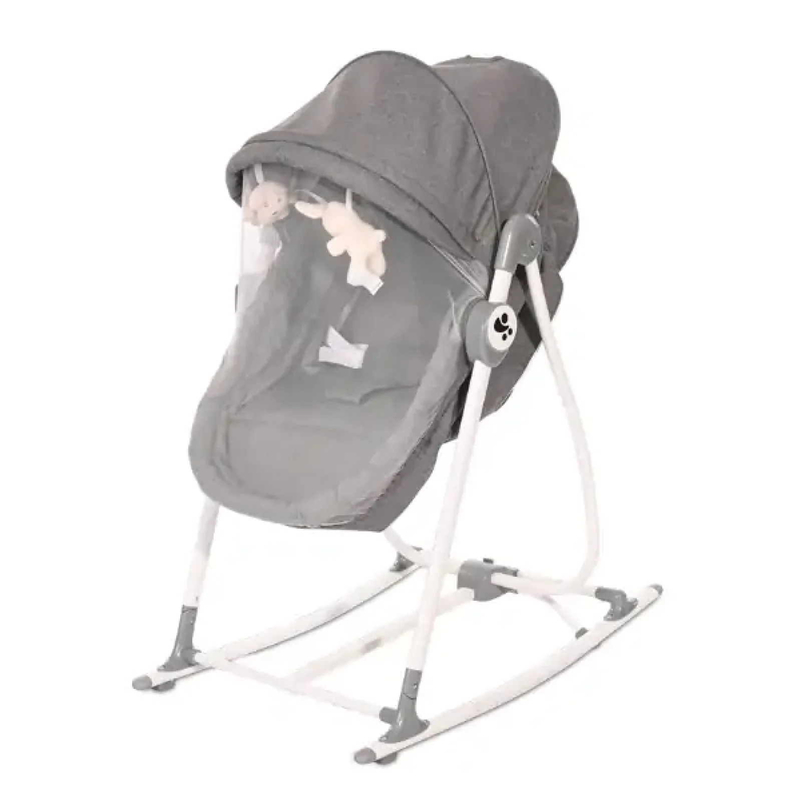 Кроватка-качели 3в1 Lorelli ALICANTE (grey)