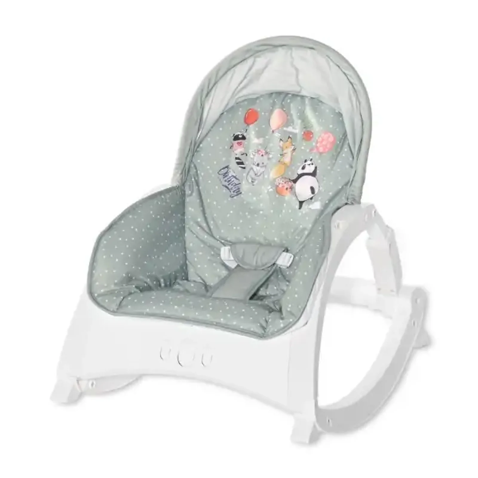 Шезлонг-Качели Lorelli ENJOY (green birthday)