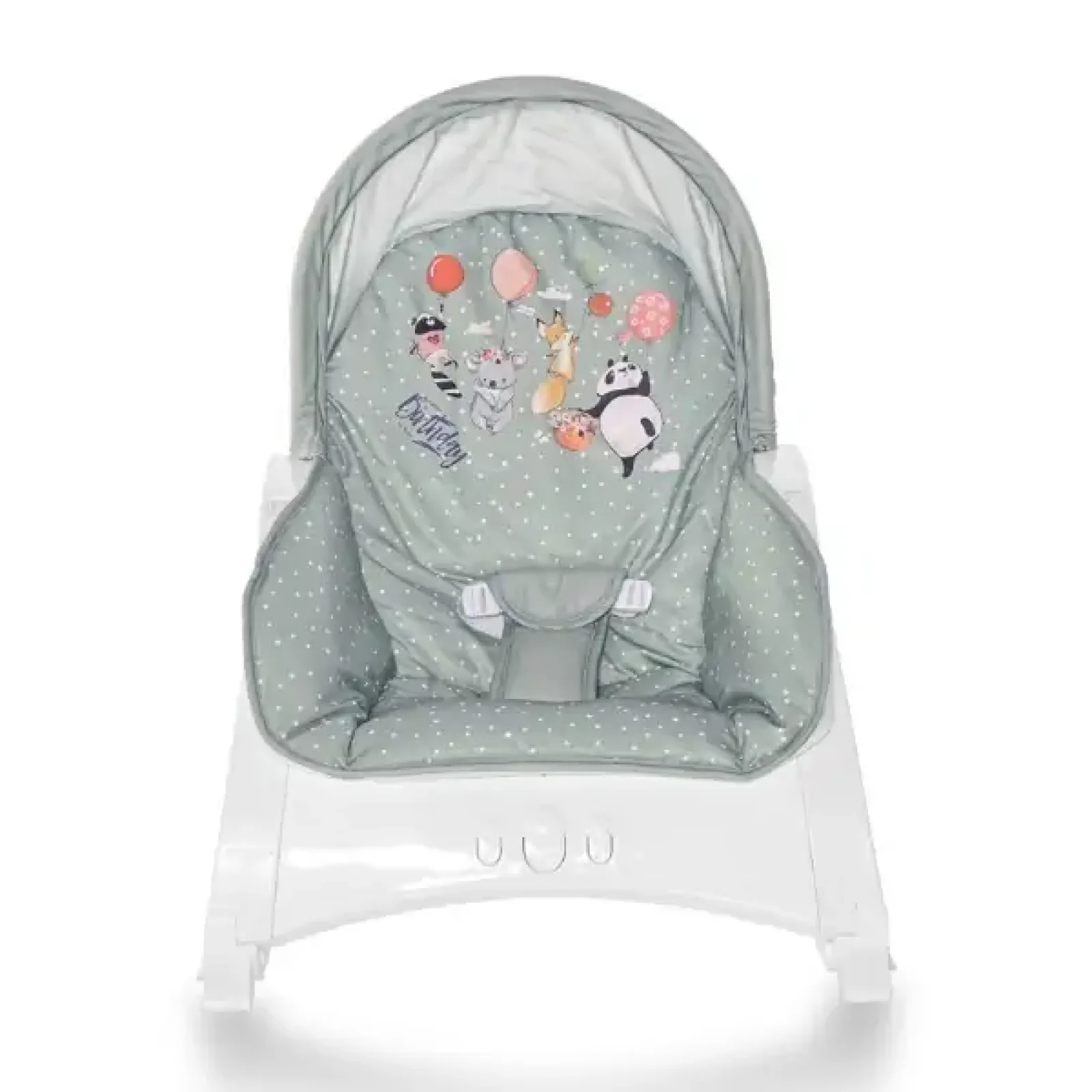 Шезлонг-Качели Lorelli ENJOY (green birthday)