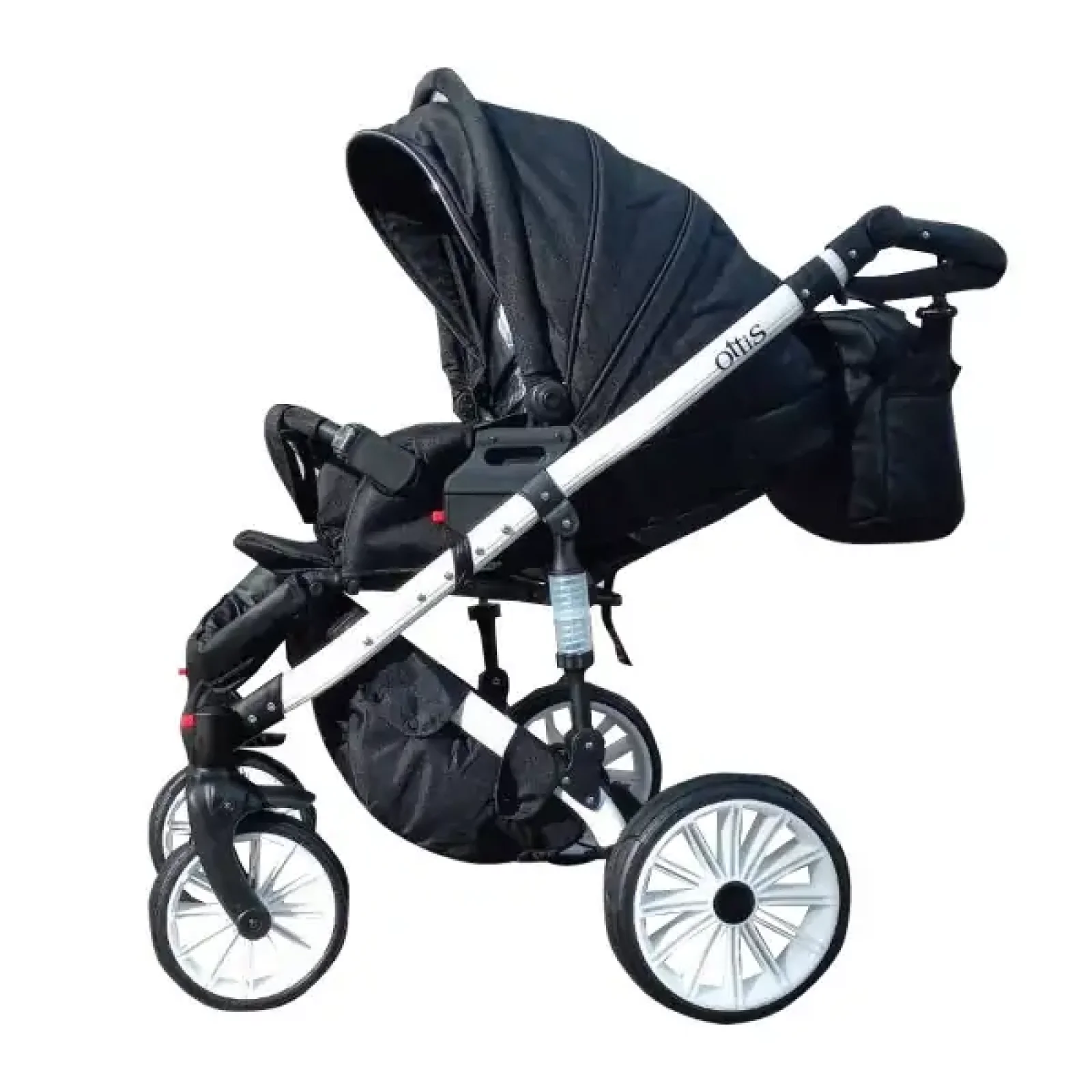 Коляска 3в1 ADBOR OTTIS BLACK 2020 Obi-05