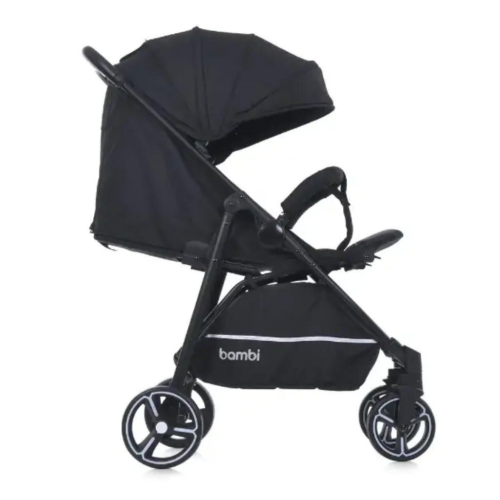 Коляска Bambi M 4249-2 (black matt)