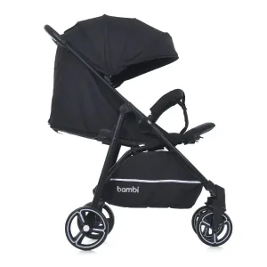 Коляска Bambi M 4249-2 (black matt)