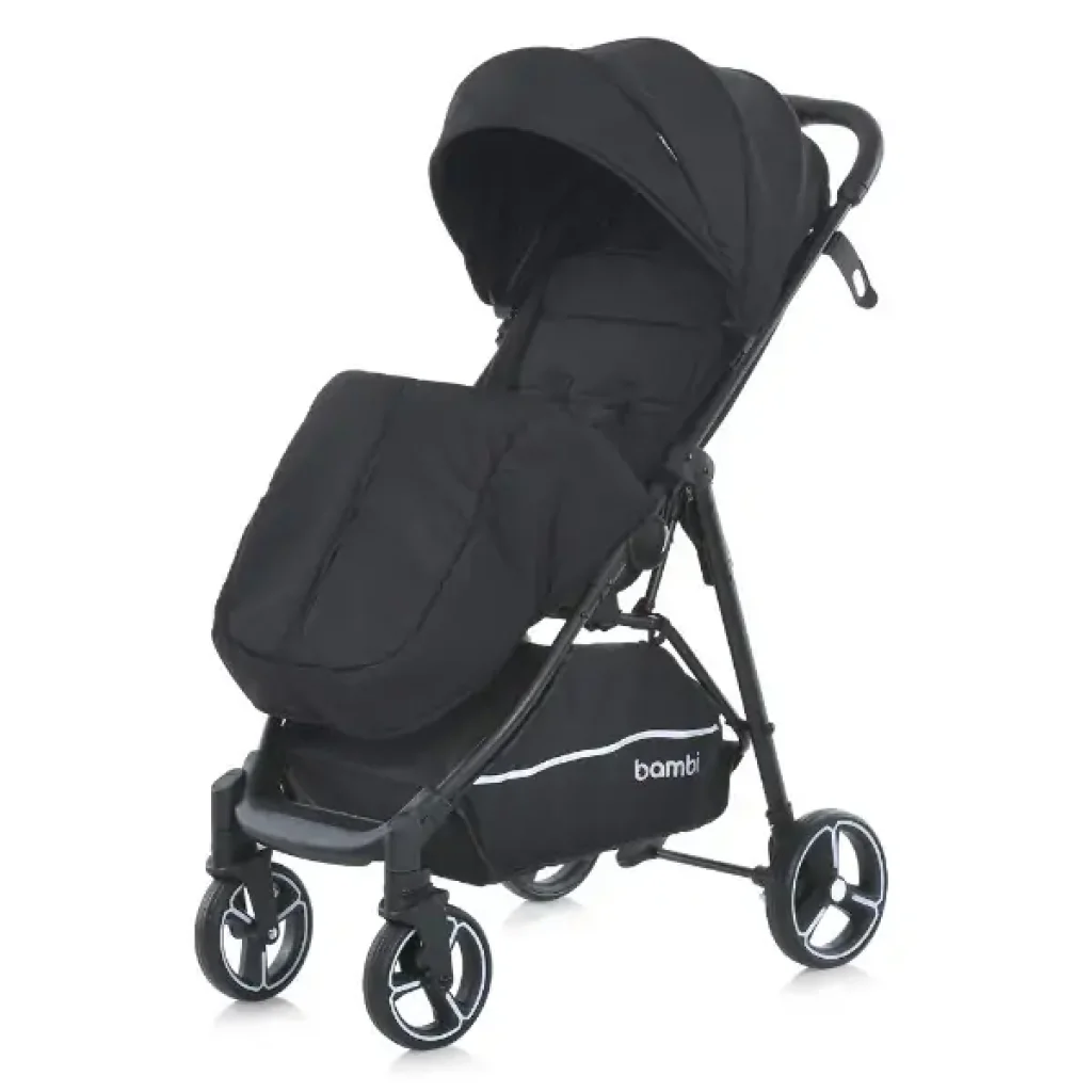 Коляска Bambi M 4249-2 (black matt)