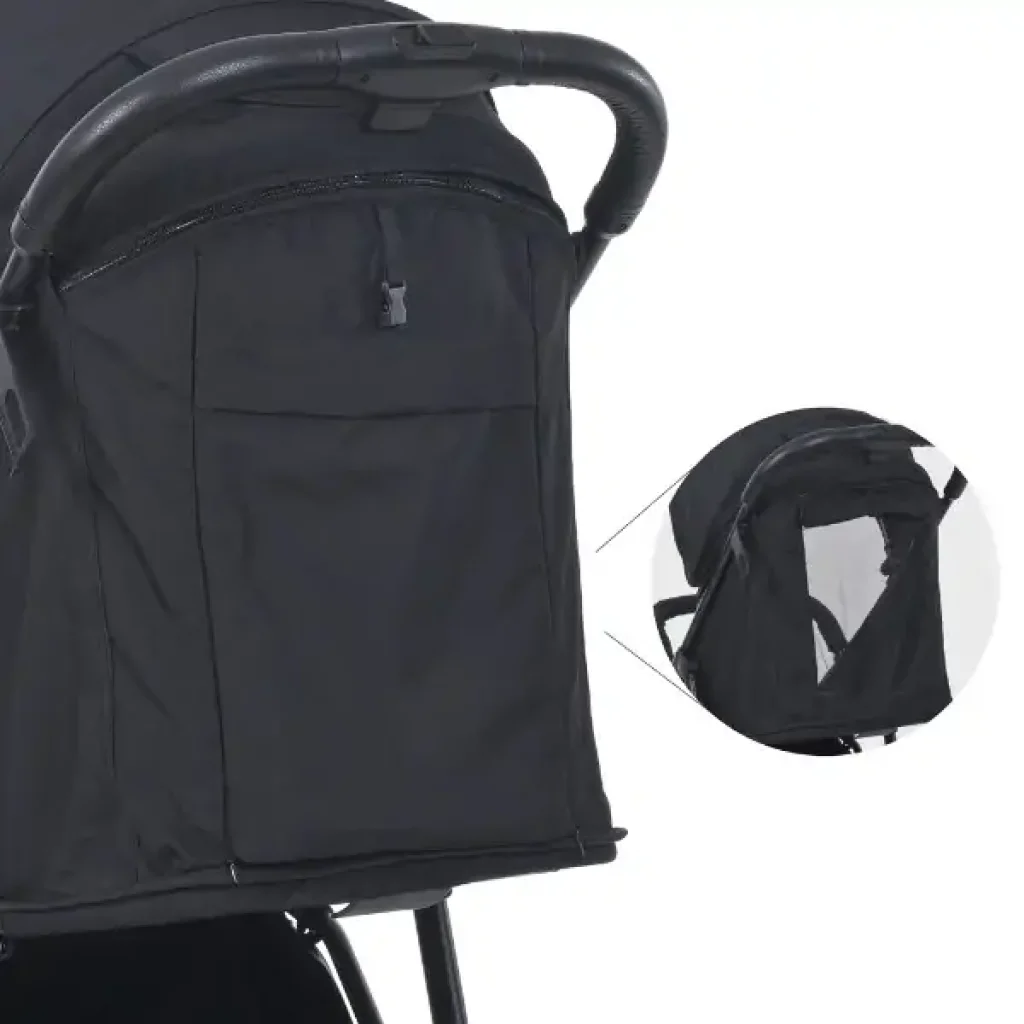 Коляска Bambi M 4249-2 (black matt)