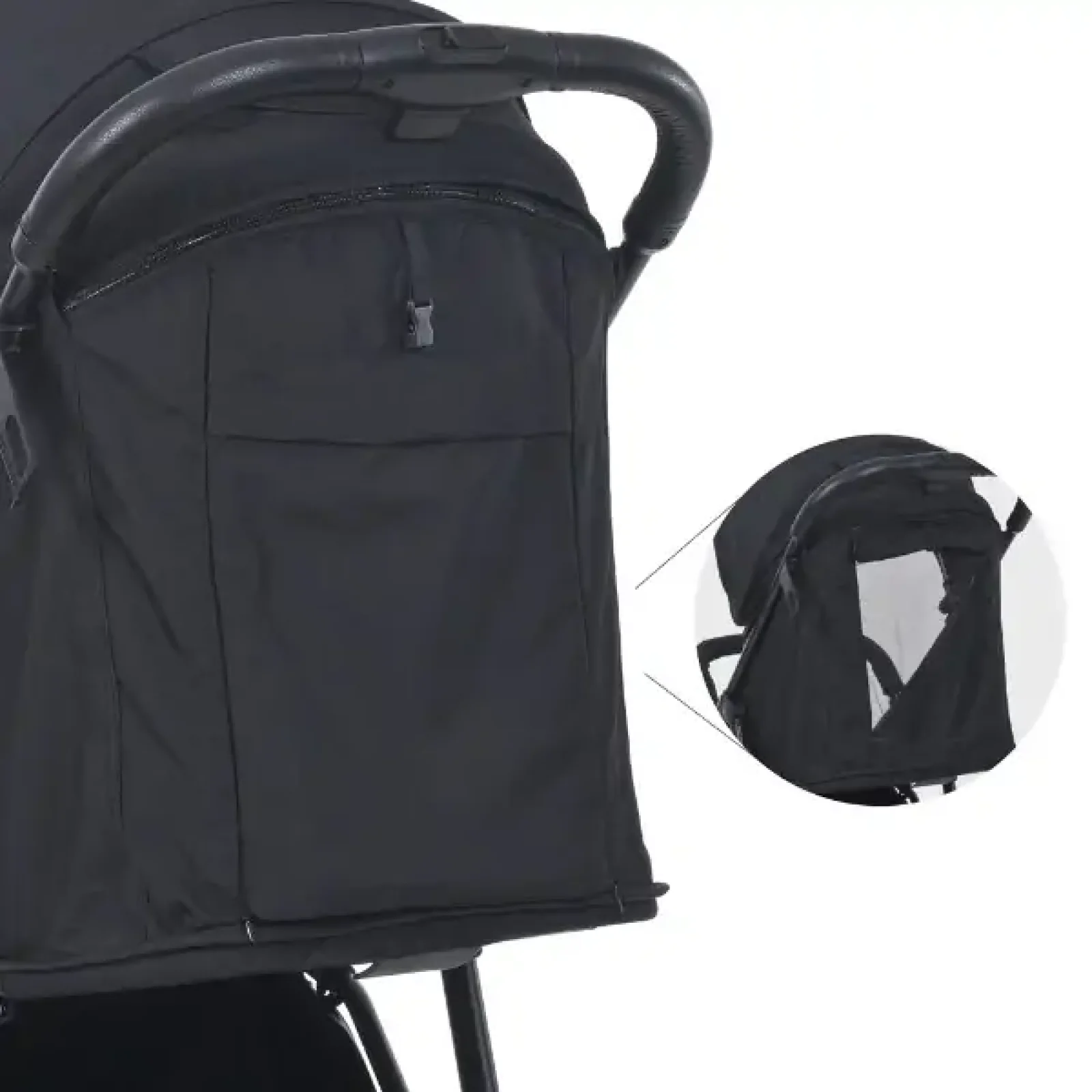 Коляска Bambi M 4249-2 (black matt)